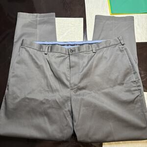 Brooks Brothers Advantage Chino Clark Pants Mens 40x32 Gray Cotton Khaki